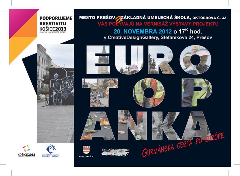 Pozvánka na výstavu projektu EURO-TOP-ANKA