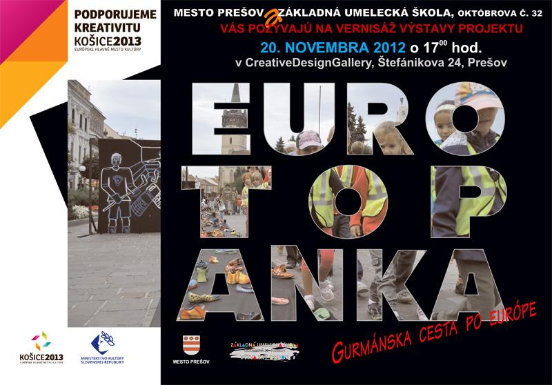 Pozvánka na výstavu projektu EURO-TOP-ANKA